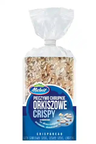 MELVIT Crispy orkisz-słonecznik-sezam 150g/6
