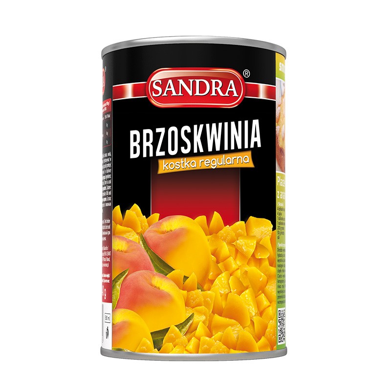 SANDRA Brzoskwinia kostka 4250ml/3000g/6