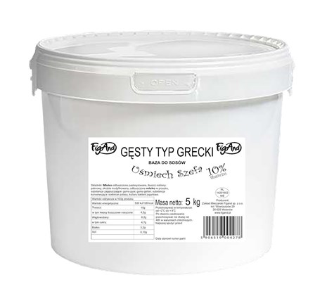 FIGAND Gęsty typ grecki 10% wiaderko 5kg /1
