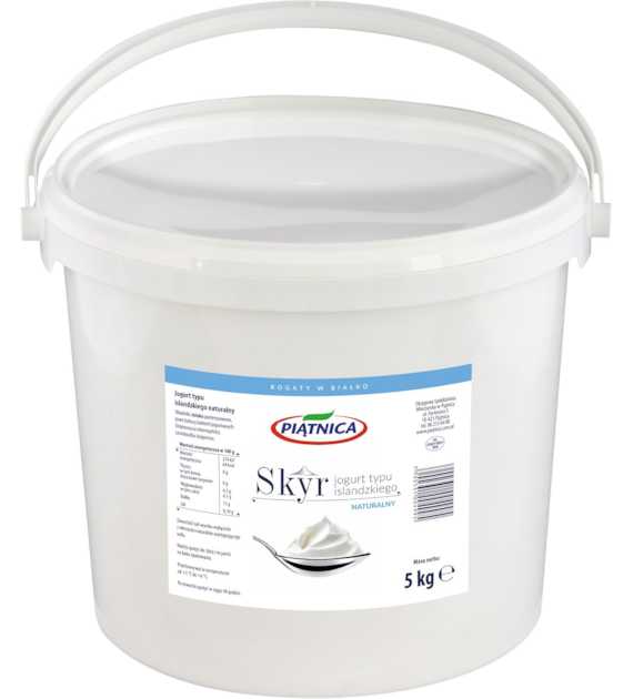 PIĄTNICA Jogurt Skyr naturalny 5kg /1