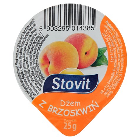 STOVIT Dżem brzoskwiniowy 25g /100