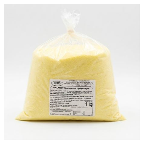 DORO Galaretka cytrynowa 1kg/10