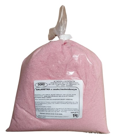 DORO Galaretka truskawkowa 1kg/10
