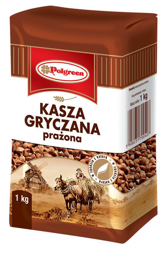 POLGREEN Kasza gryczana 1kg/10