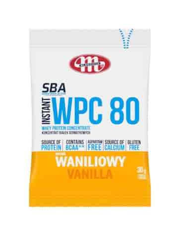 MLEKOVITA SBA WPC 80 waniliowy 30g /12