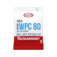 MLEKOVITA SBA WPC 80 truskawkowy 30g /12