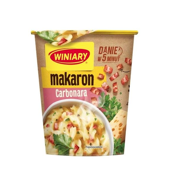 WINIARY Danie w 5 minut Carbonara boczek 50g /8