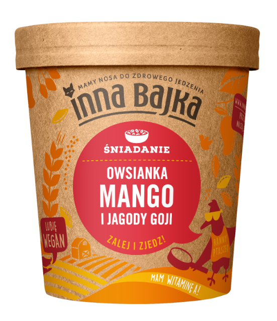INNA BAJKA Owsianka mango i jagody goji 70g
