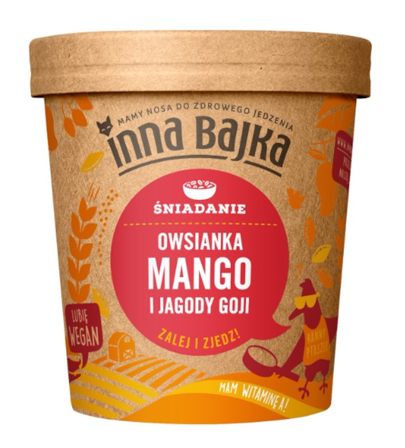 INNA BAJKA Owsianka mango i jagody goji 70g