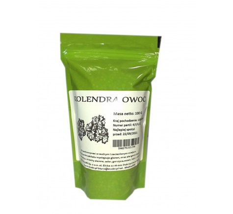 ECOBI Kolendra ziarno 100g