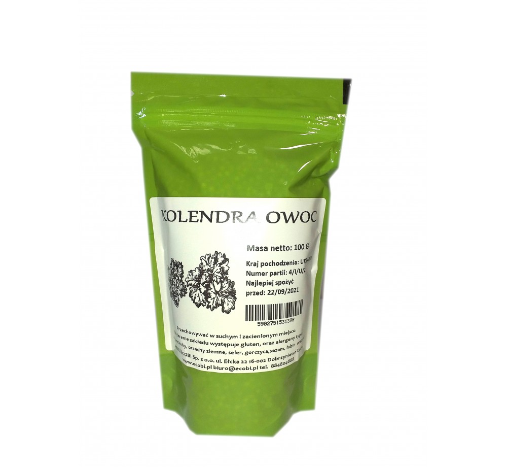 ECOBI Kolendra ziarno 100g