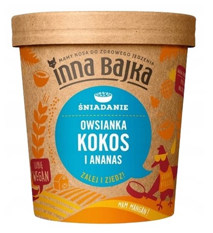 INNA BAJKA Owsianka kokos i ananas 70g