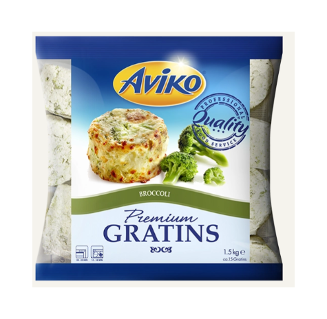 AVIKO Gratiny ziemniaczane z brokułami 1,5kg/6