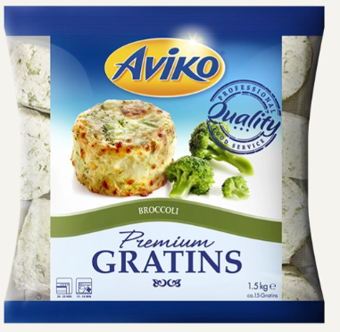 AVIKO Gratiny ziemniaczane z brokułami 1,5kg/6