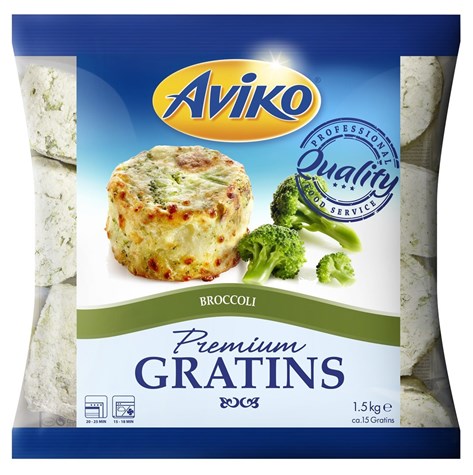AVIKO Gratiny ziemniaczane z brokułami 1,5kg /6