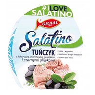 GRAAL Tuńczyk sałatka z czarnymi oliwkami 160g/8