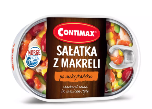 CONTIMAX Sałatka z makreli po meksykańsku 170g/15