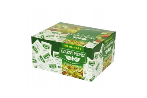ROLNIK Pieprz czarny saszetki 0,2gx300szt