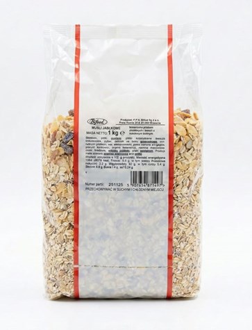 BIFOOD Musli jabłkowe 1kg /10