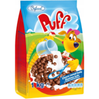 BIFOOD Płatki zbożowe czekoladowe kulki 1kg /6