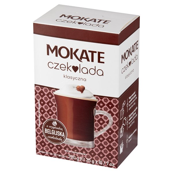 MOKATE Czekolada do picia klasyczna 25g/8