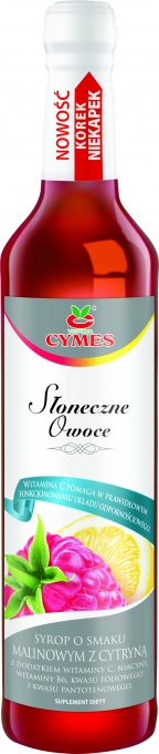 CYMES Syrop malina-cytryna 420ml/6