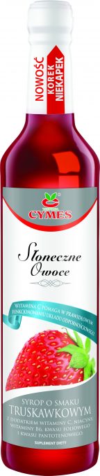 CYMES Syrop truskawkowy 420ml/6