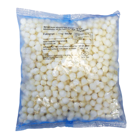 BERGPRACHT Mozzarella perełki IQF 1g/1kg /10