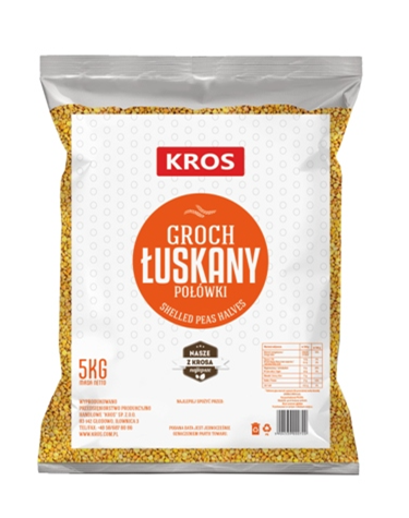 KROS Groch łuskany połówki 5kg /1