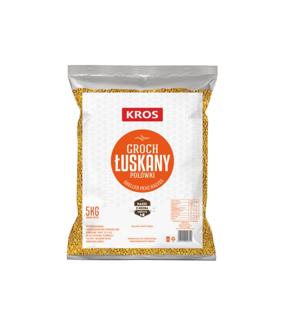 KROS Groch łuskany połówki 5kg /1