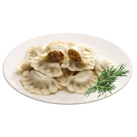 WESOŁA RODZINKA Pierogi 1kg z maślakami i kapustą