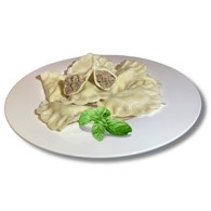 WESOŁA RODZINKA Pierogi 1kg z kaszą i boczkiem /4/