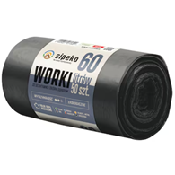 CHEMIA Worki czarne LDPE 60L A'50