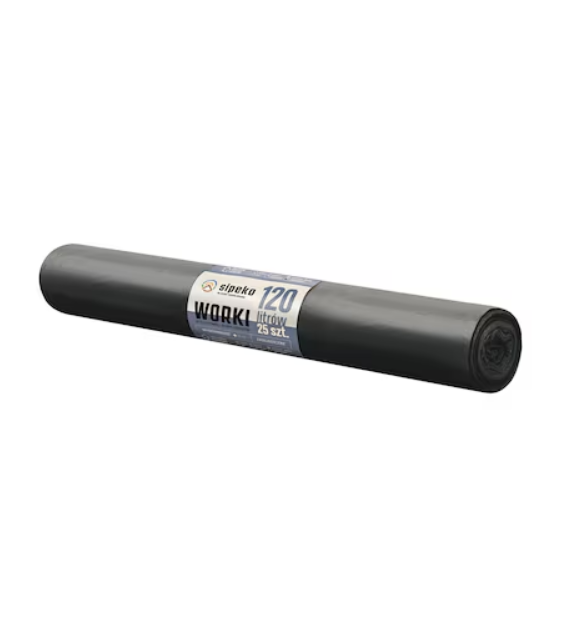 CHEMIA Worki czarne LDPE 120l A'25