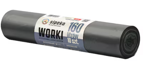 CHEMIA Worki czarne LDPE 160l A'10