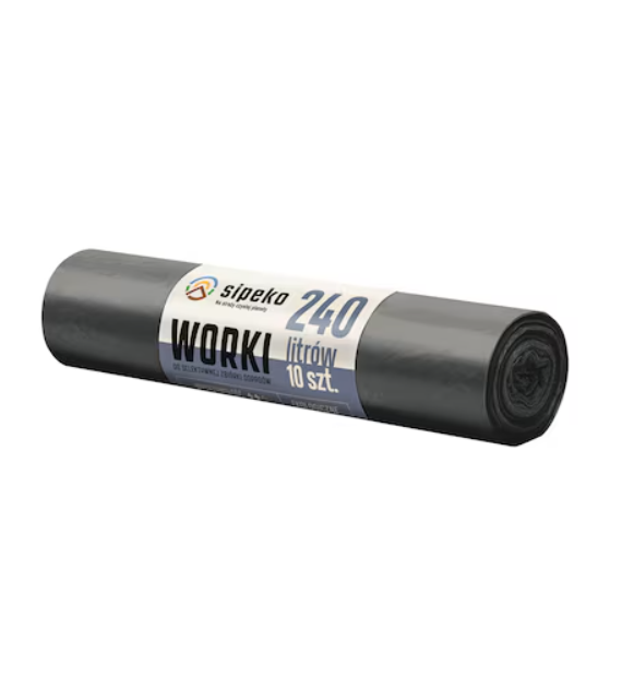 CHEMIA Worki czarne LDPE 240l A'10