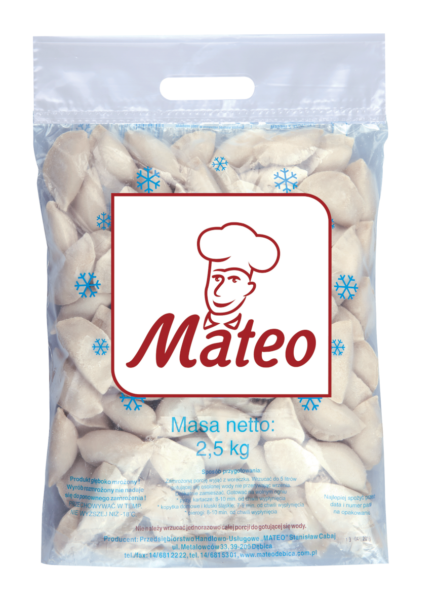 MATEO Pierogi z truskawkami 2,5kg /2/