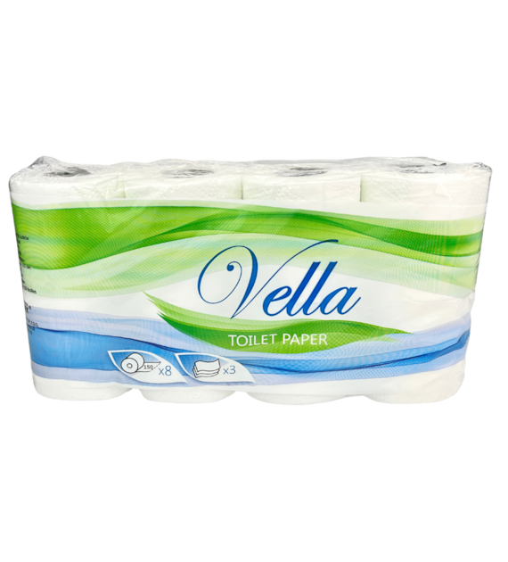 CHEMIA Papier toaletowy 8rol/3w/4*/celuloza