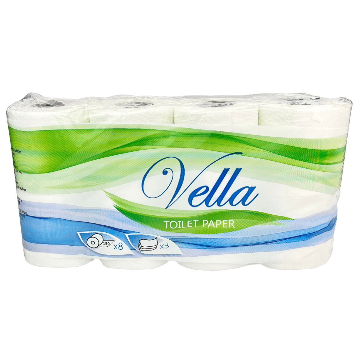 CHEMIA Papier toaletowy 8rol/3w/4*/celuloza