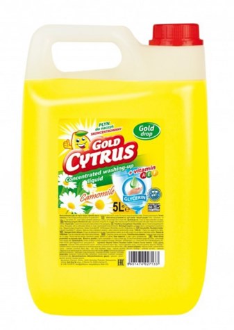 CHEMIA Płyn do naczyń Gold Drop cytrynowy 5l