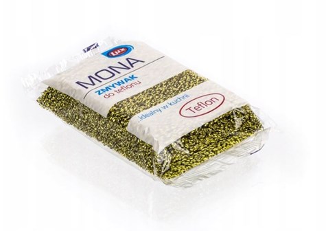 CHEMIA Zmywak do teflonu MONA /1szt/11x7x2,5cm