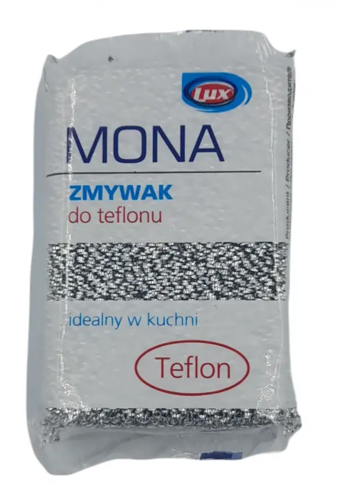 CHEMIA Zmywak do teflonu MONA /1szt/11x7x2,5cm