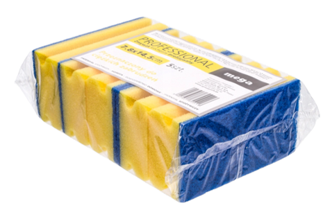 CHEMIA Zmywak kuch. MEGA/5szt/14,5x7,8x4,3cm