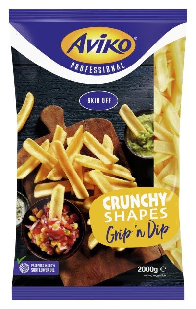 AVIKO Super chrupiące frytki w kształcie U 2kg/5