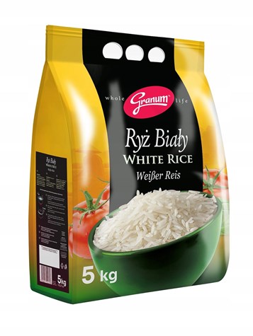 MELVIT Ryż biały granum 5kg