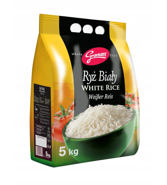 MELVIT Ryż biały granum 5kg