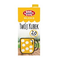 MLEKOVITA Mleko UHT 2% 1l Twój kubek /12