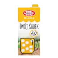 MLEKOVITA Mleko UHT 2% Twój kubek 1l /12