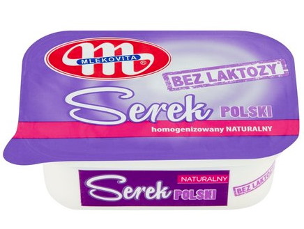 MLEKOVITA Serek homo b/laktozy naturalny 150g /12/