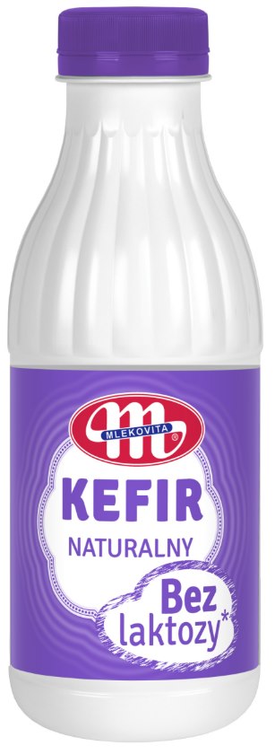 MLEKOVITA Kefir polski 375g naturalny b/laktozy/8/